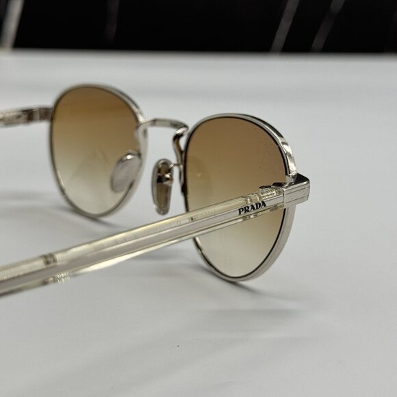 NEW PRADA PRB52S 1BC80K SUNGLASSES SILVER WOMEN EYEWEAR PR B52S 1BC80K, SPR B52 main image 4